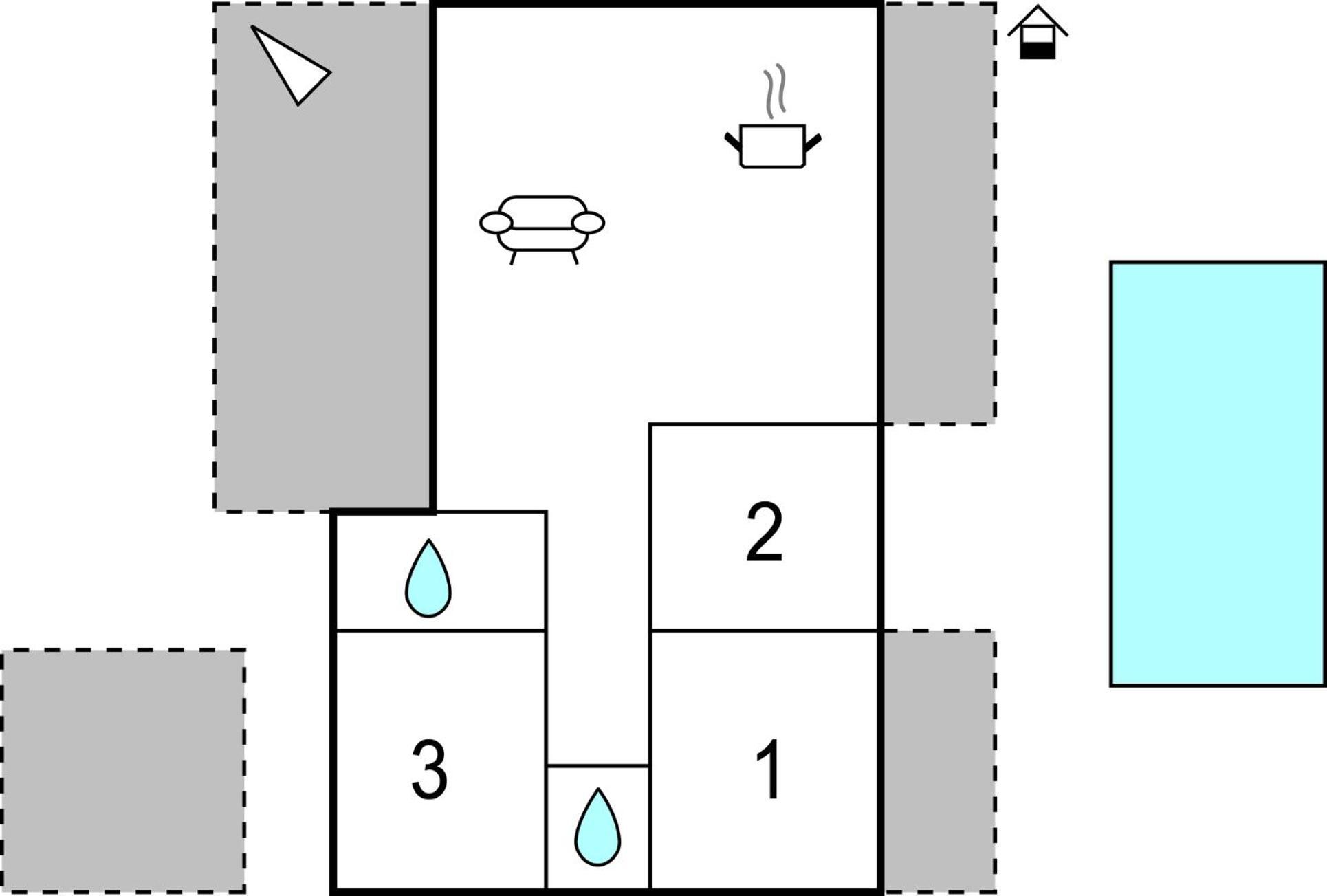 Nice Home In Lakmartin With Outdoor Swimming Pool מראה חיצוני תמונה